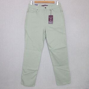 Gloria Vanderbilt Amanda Classic Rise Tapered Leg Jeans Greens Size 10/Average